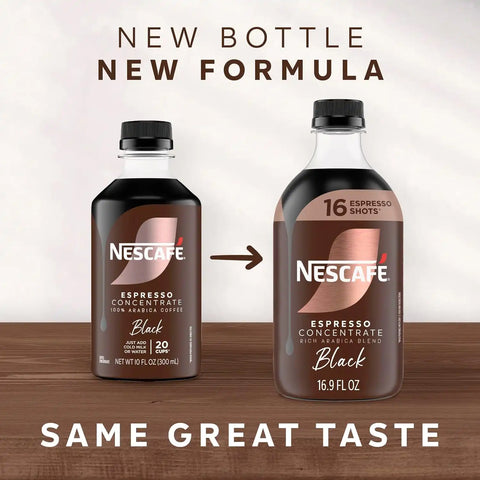 NESCAFÉ Espresso Concentrate Black, Coffee Concentrate, Instant Espresso, 16 Shots