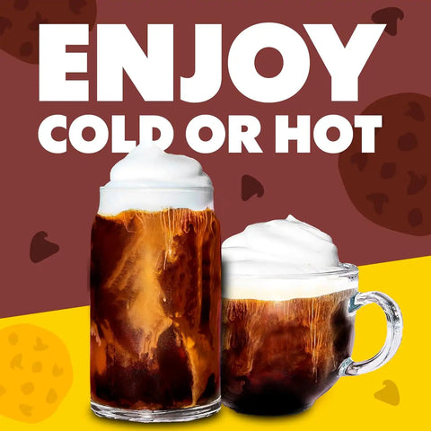 Coffee mate Brown Butter Chocolate Chip Cookie Flavored Cold Foam Creamer, Non-Dairy, Cold Foam Coffee Creamer, 50 Servings